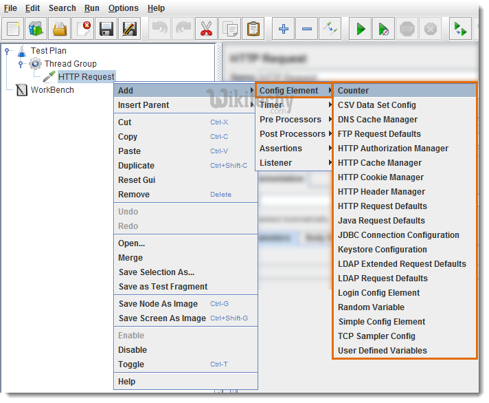  process of config element